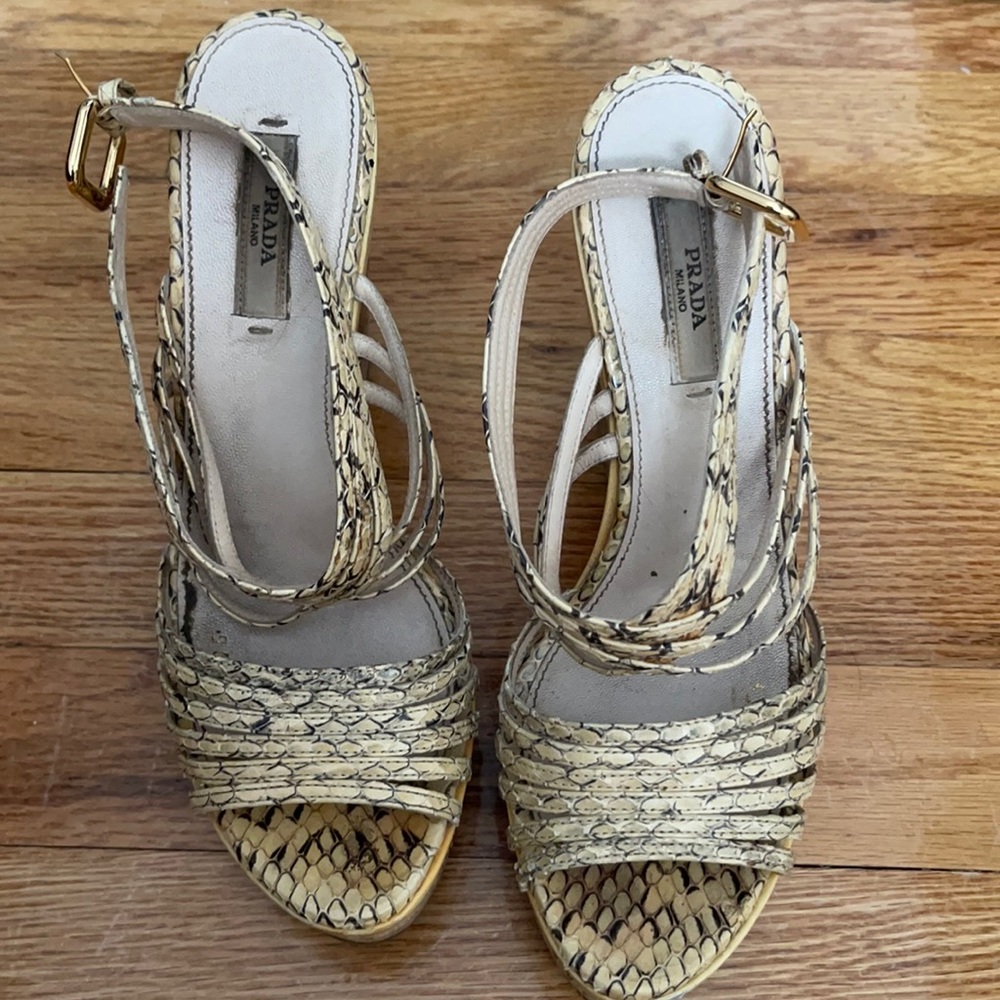 Prada wedges